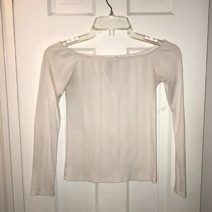 Forever 21 Off the Shoulder Scrunchie Top